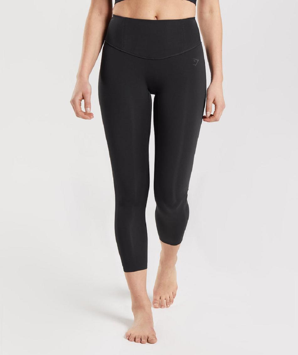 Leggins Gymshark Studio 7/8 Mujer Negras | CO 2878OKI